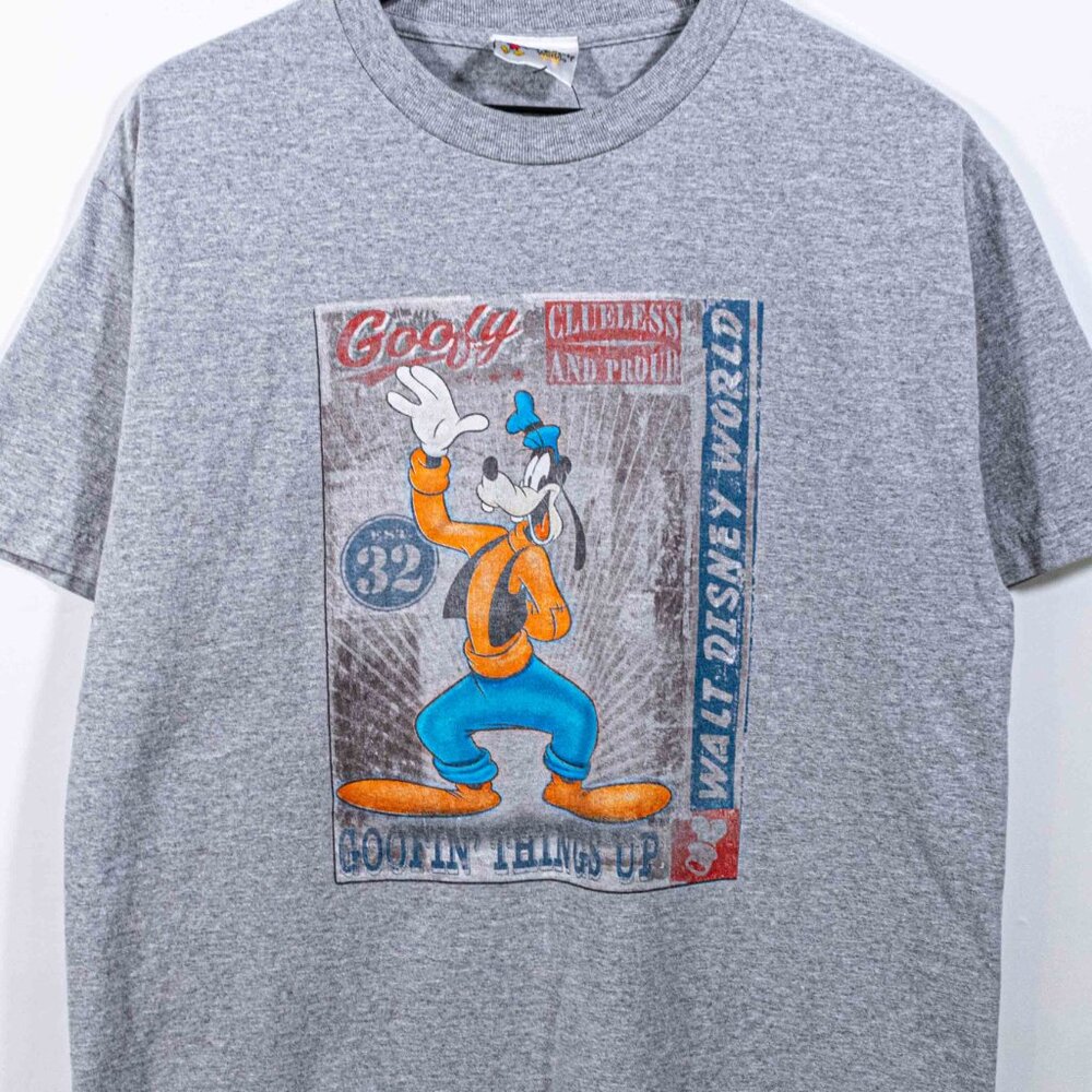 Walt Disney World Goof Goofin Things Up T-Shirt Large Y2K Cartoon Movie